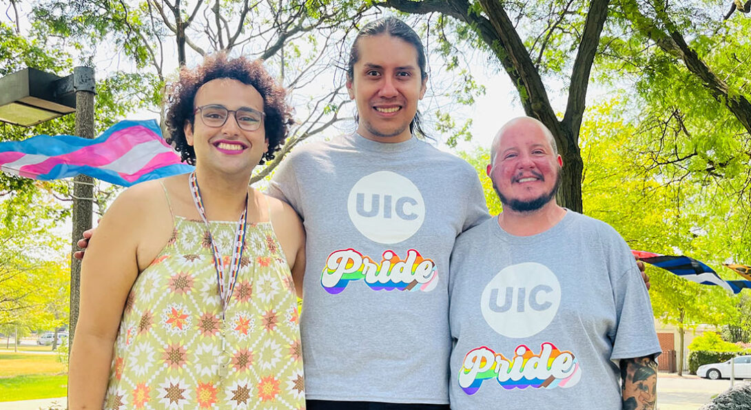 From Left to right: Yaz (Yasmine) Dukan (Assistant Director for Civic Engagement), Moises Villada (Associate Director), and Billy Huff (Director)